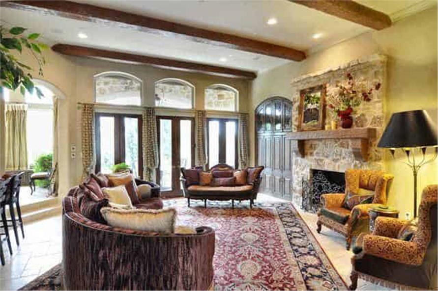 Family Room of this 4-Bedroom,6093 Sq Ft Plan -6093
