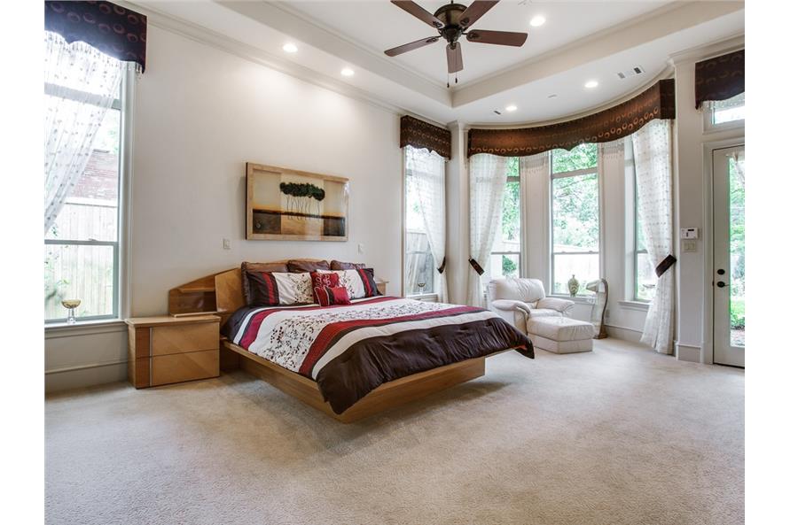 Master Bedroom of this 4-Bedroom,5300 Sq Ft Plan -5300