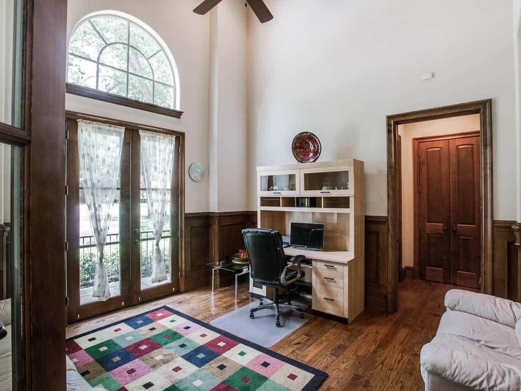 Home Office: Library of this 4-Bedroom,5300 Sq Ft Plan -5300