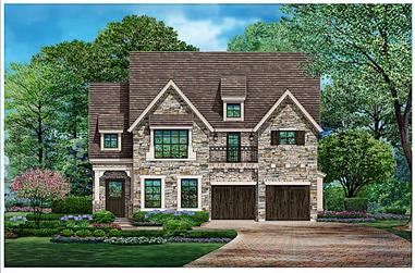 3-Bedroom, 3603 Sq Ft Traditional Home - Plan #195-1229 - Main Exterior