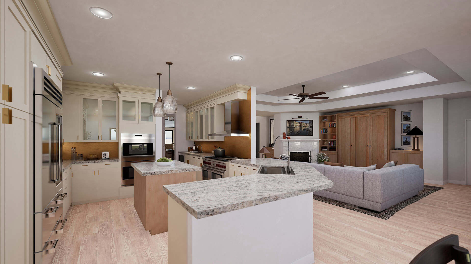 Home Interior Photograph of this 4-Bedroom,3894 Sq Ft Plan -195-1239