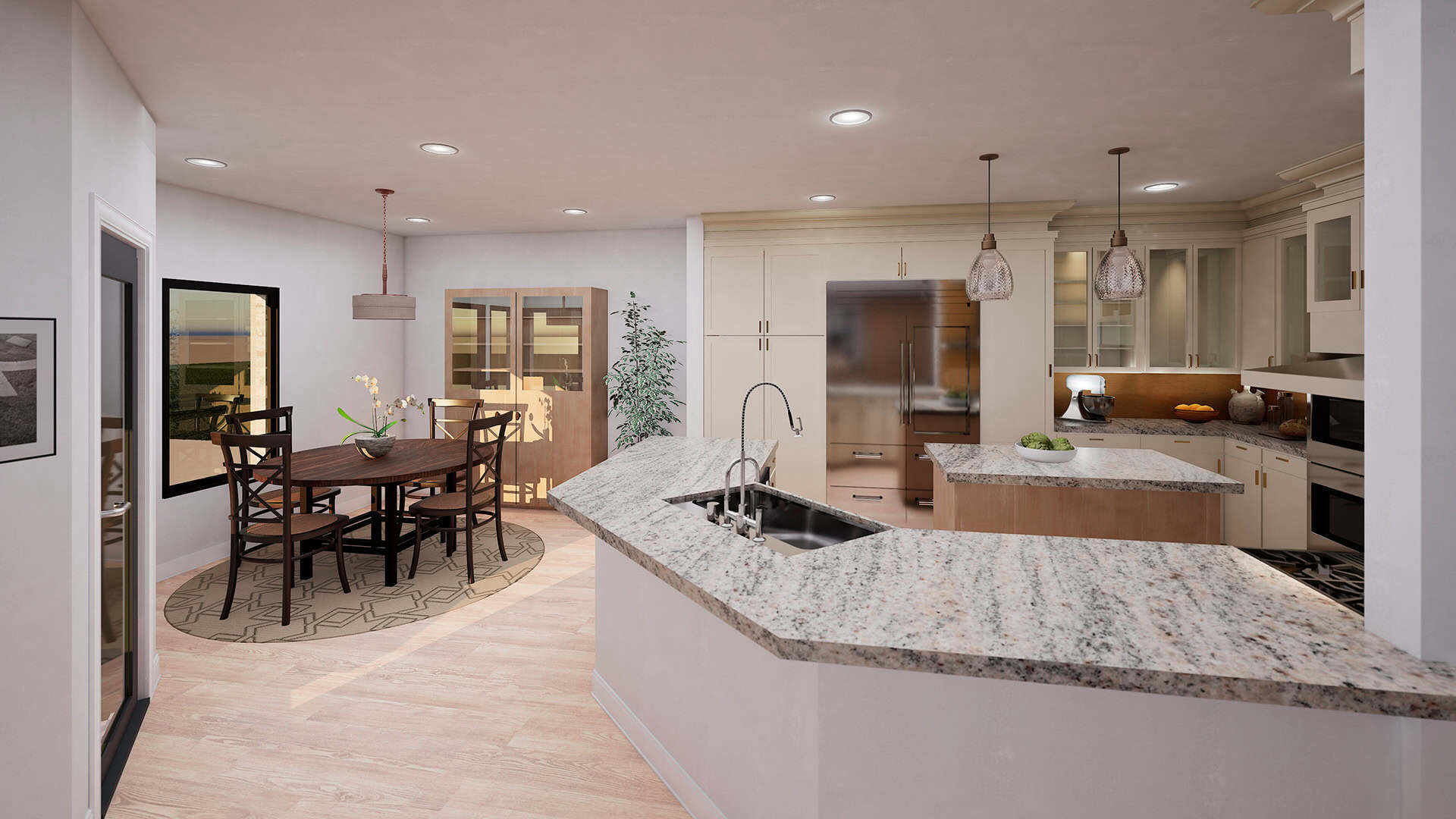 Kitchen of this 4-Bedroom,3894 Sq Ft Plan -195-1239