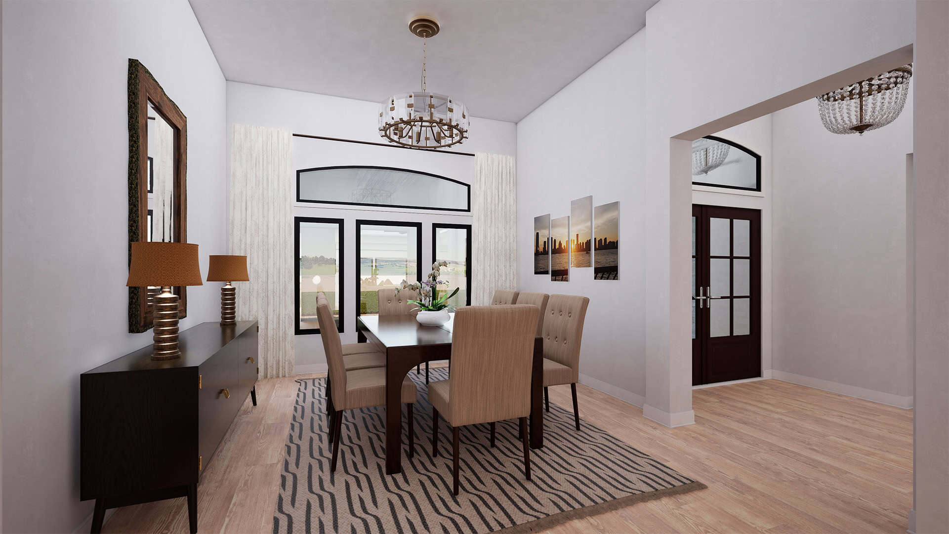 Dining Room: Holidays of this 4-Bedroom,3894 Sq Ft Plan -195-1239