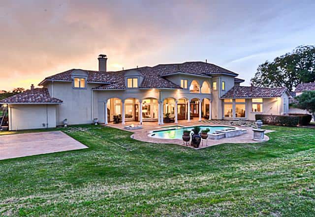 Rear View of this 4-Bedroom,4697 Sq Ft Plan -195-1245