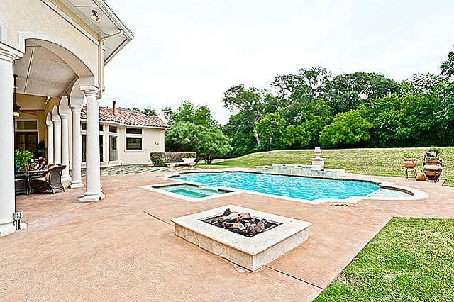 Pool of this 4-Bedroom,4697 Sq Ft Plan -195-1245