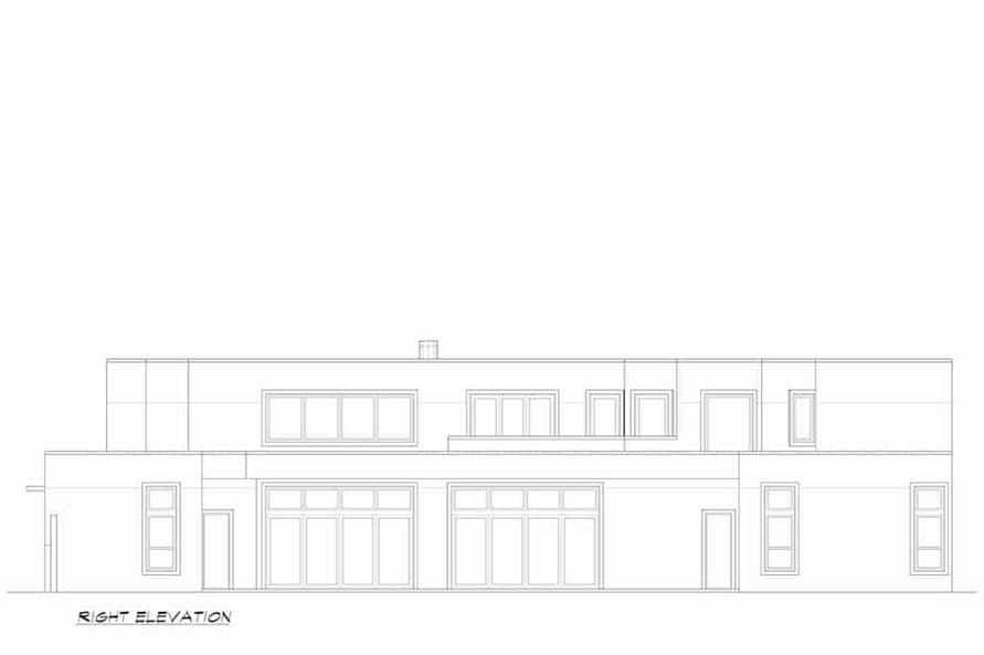 195-1249: Home Plan Right Elevation