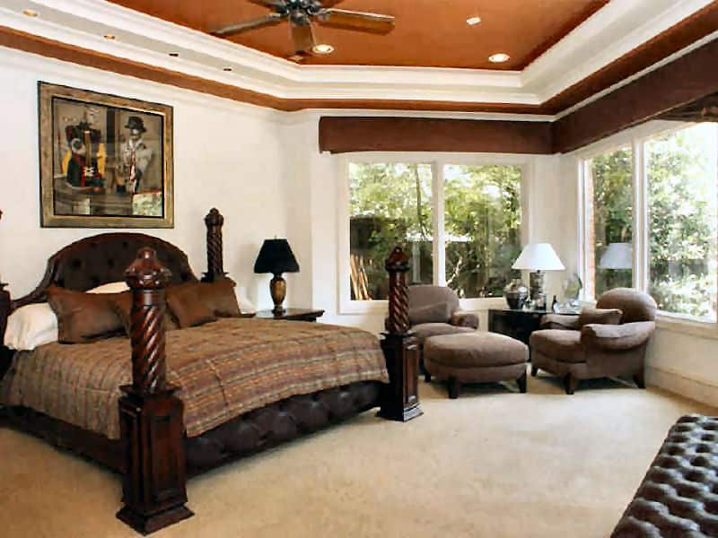 Master Bedroom of this 3-Bedroom,5498 Sq Ft Plan -195-1261