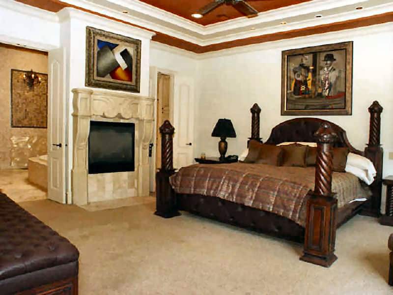 Master Bedroom: Fireplace of this 3-Bedroom,5498 Sq Ft Plan -195-1261