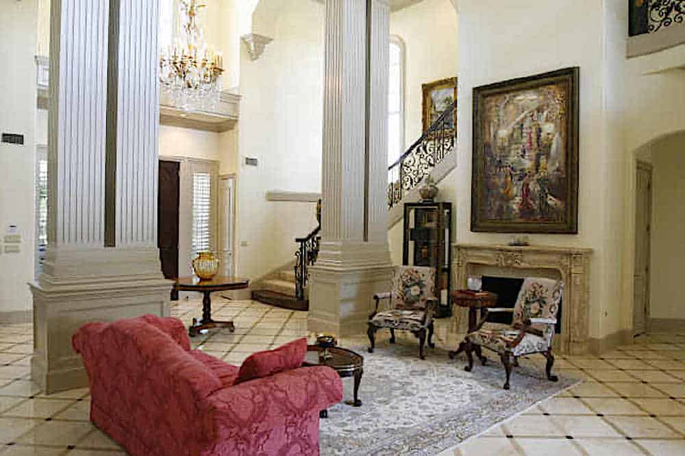 Living Room of this 3-Bedroom,7576 Sq Ft Plan -195-1282