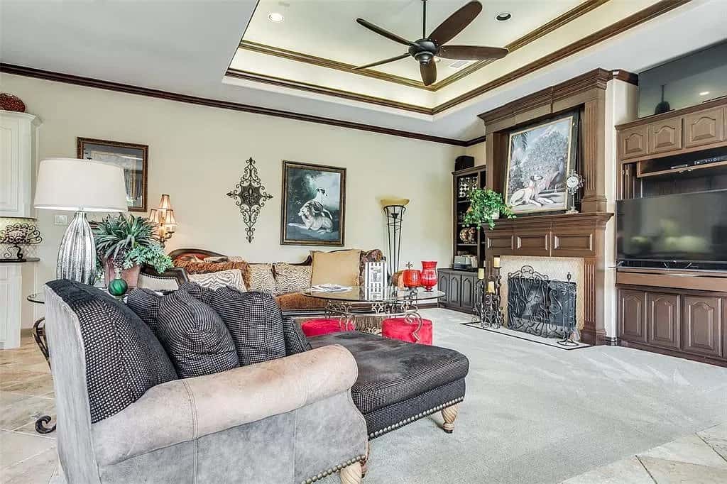 Family Room of this 3-Bedroom,3288 Sq Ft Plan -195-1287