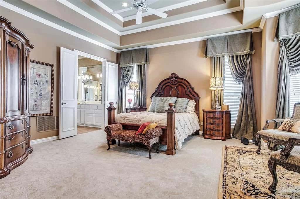 Master Bedroom of this 3-Bedroom,3288 Sq Ft Plan -195-1287