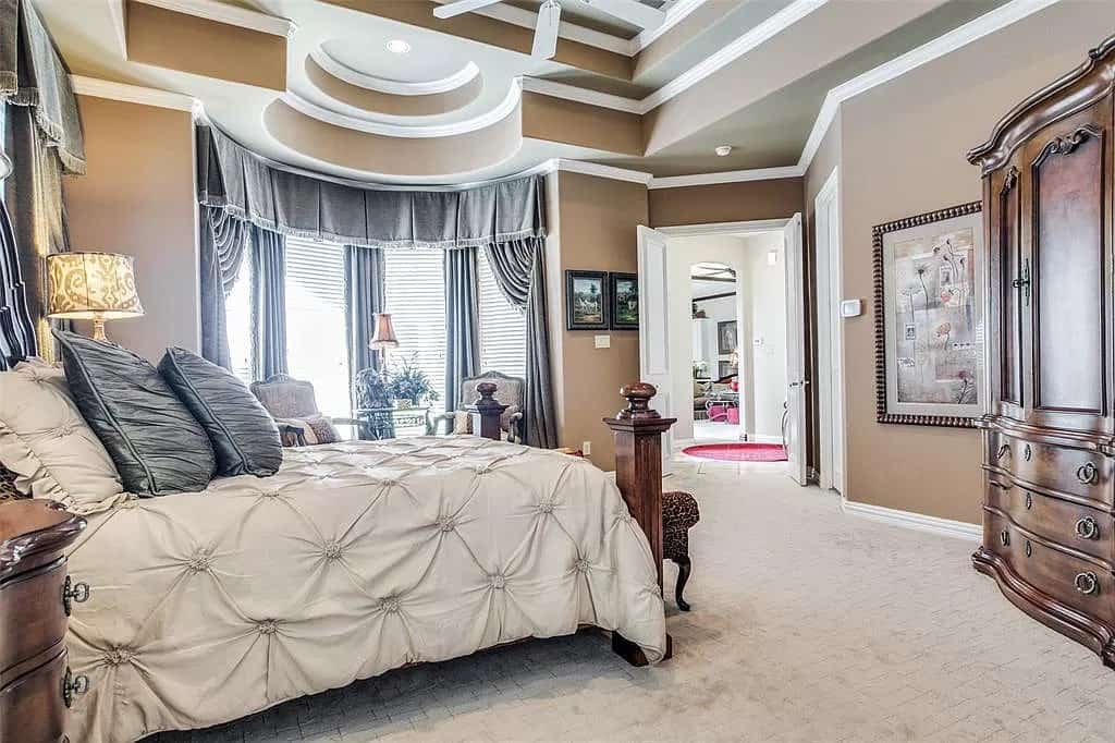 Master Bedroom of this 3-Bedroom,3288 Sq Ft Plan -195-1287