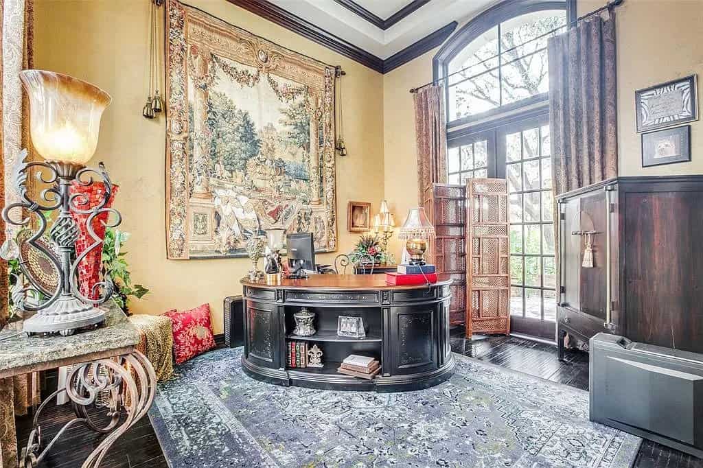 Home Office: Library of this 3-Bedroom,3288 Sq Ft Plan -195-1287