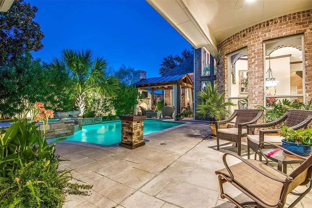 Patio of this 3-Bedroom,3288 Sq Ft Plan -195-1287