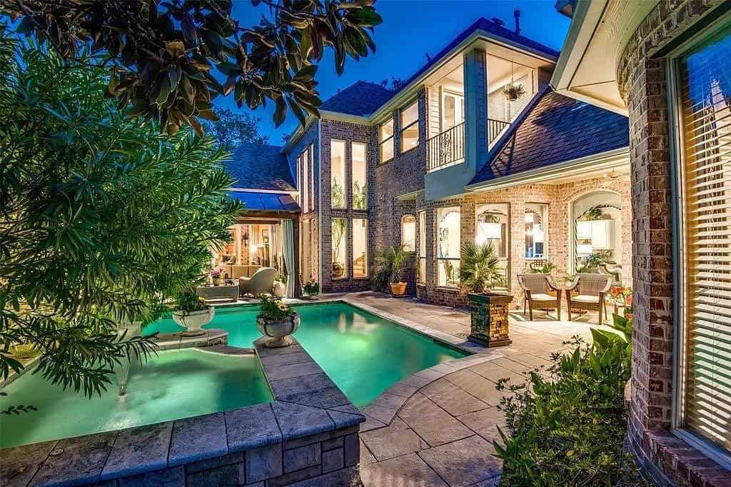 Pool of this 3-Bedroom,3288 Sq Ft Plan -195-1287