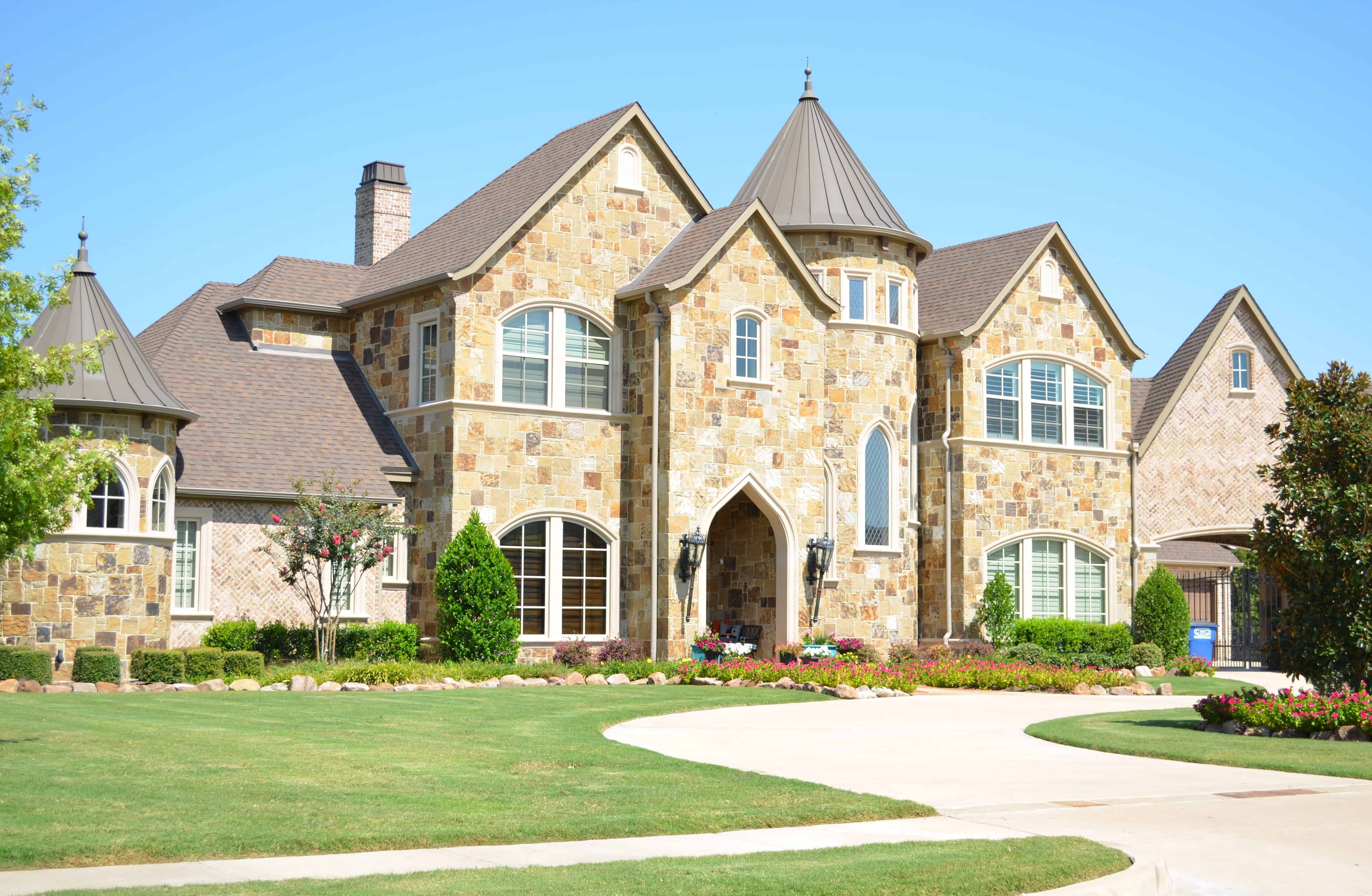 Front View of this 4-Bedroom,5991 Sq Ft Plan -195-1302