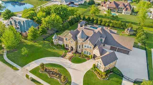 Aerial View of this 4-Bedroom,5991 Sq Ft Plan -195-1302