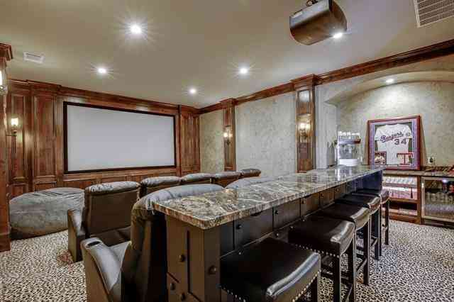 Media Room of this 4-Bedroom,5991 Sq Ft Plan -195-1302