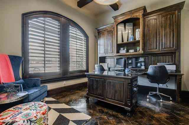 Home Office: Library of this 4-Bedroom,5991 Sq Ft Plan -195-1302