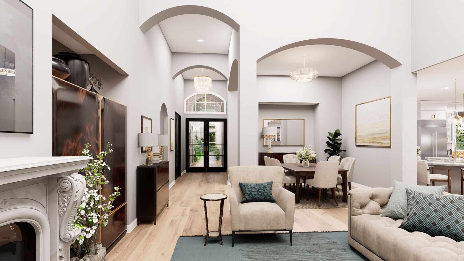 Family Room of this 3-Bedroom,2706 Sq Ft Plan -195-1344