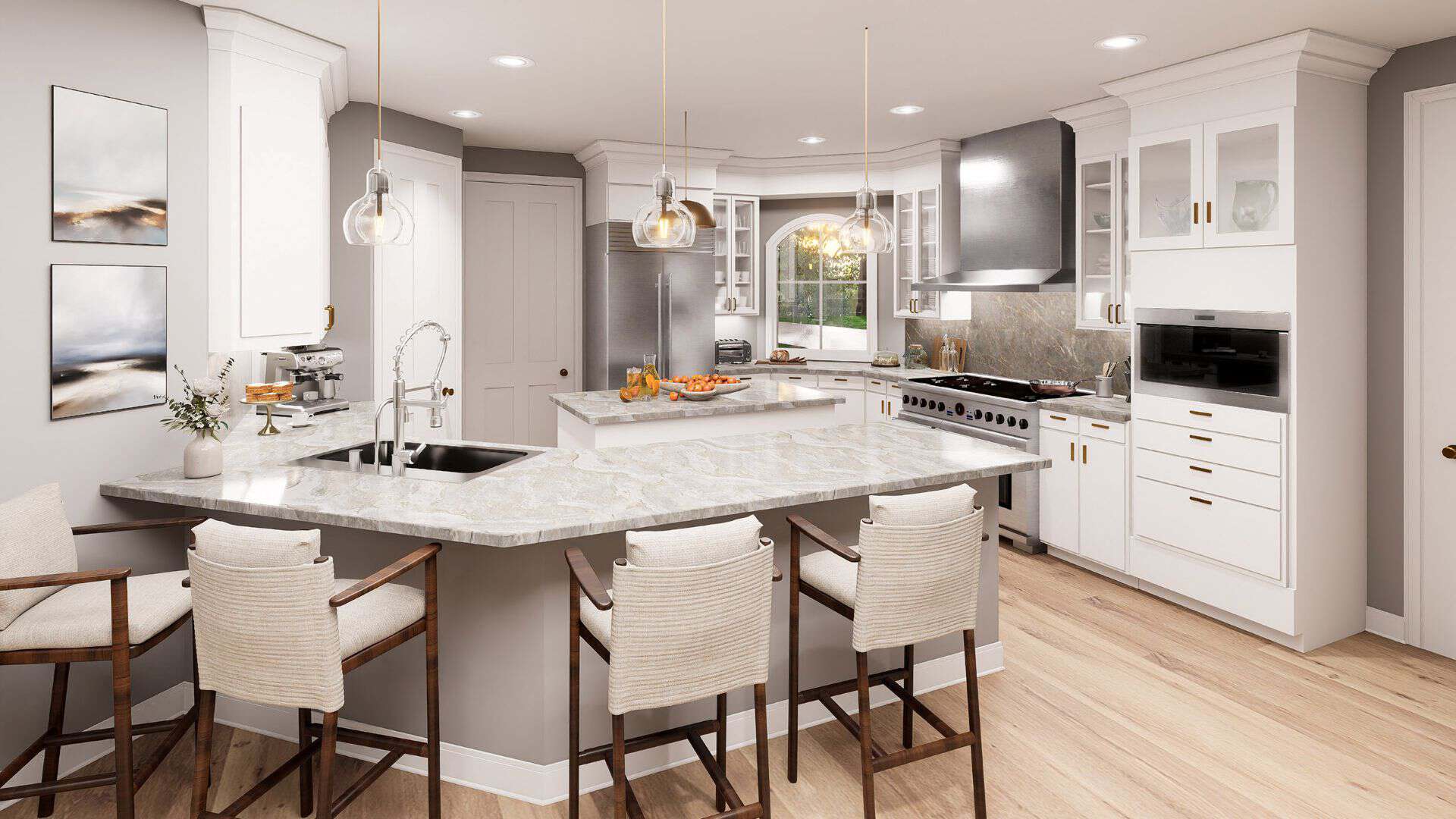 Kitchen of this 3-Bedroom,2706 Sq Ft Plan -195-1344