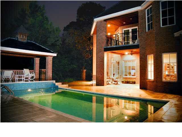 Pool of this 4-Bedroom,4997 Sq Ft Plan -195-1348