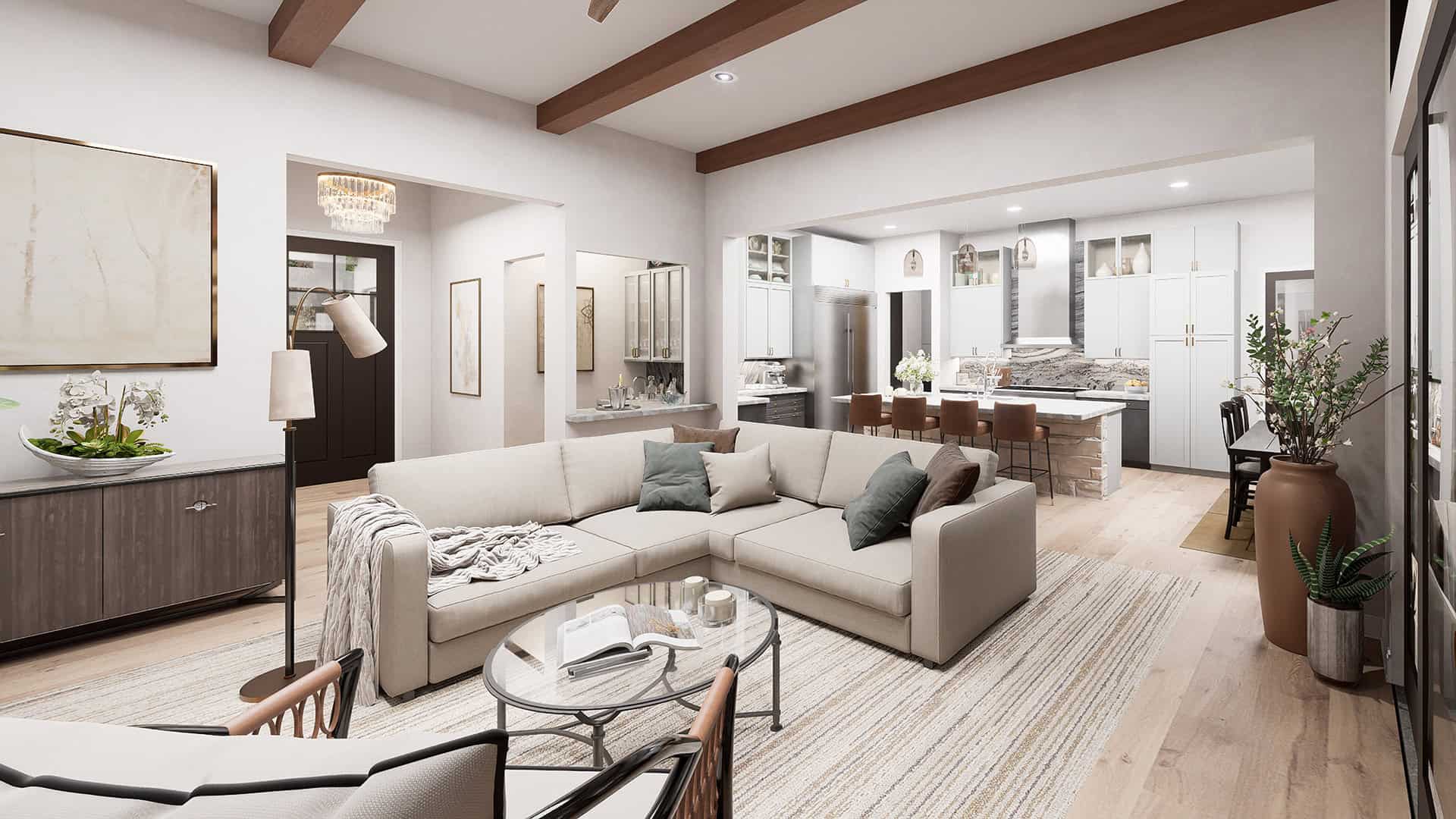 Family Room of this 3-Bedroom,2670 Sq Ft Plan -195-1356