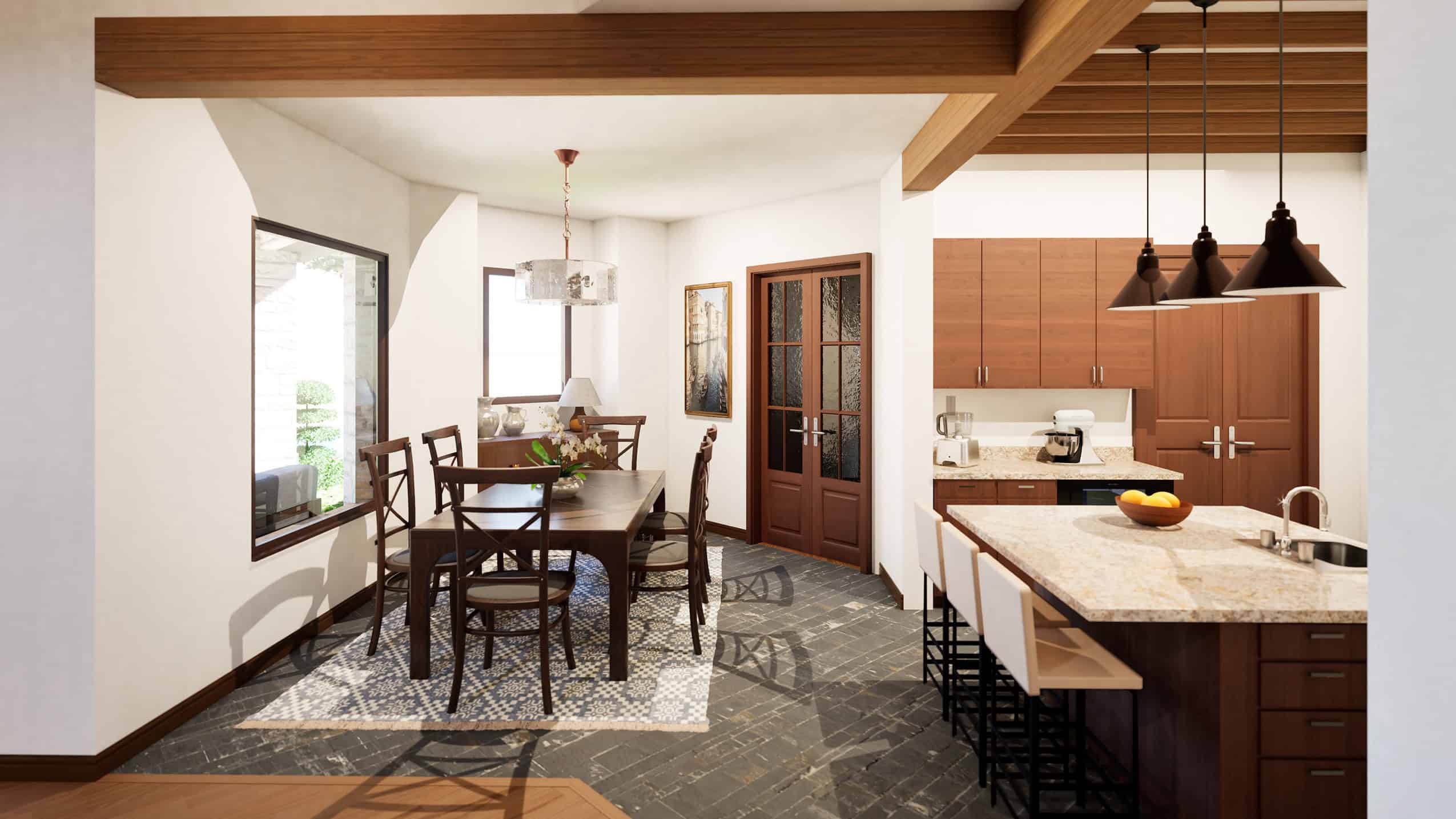 Family Room of this 4-Bedroom,3040 Sq Ft Plan -195-1357