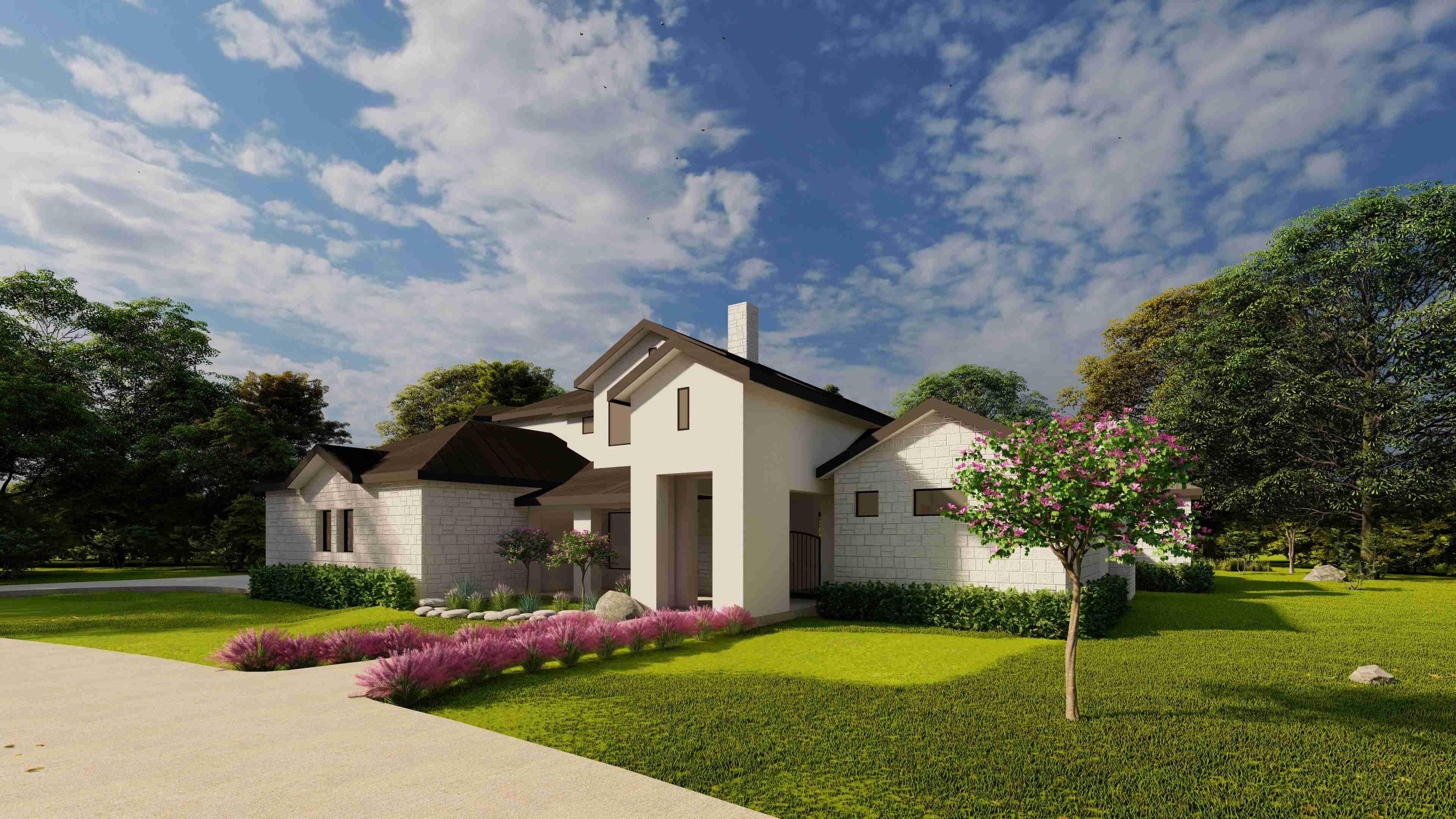 Right Side View of this 3-Bedroom,2918 Sq Ft Plan -195-1360