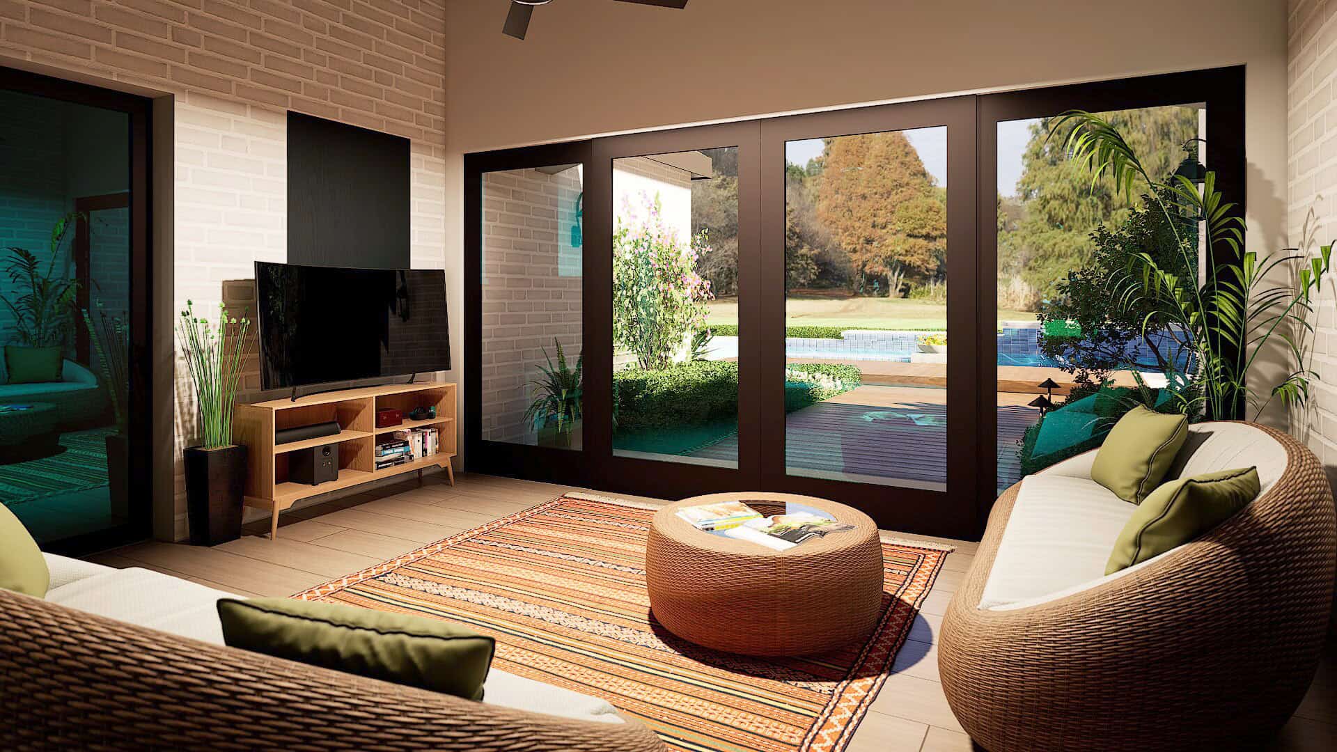 Sunroom of this 3-Bedroom,4388 Sq Ft Plan -195-1362