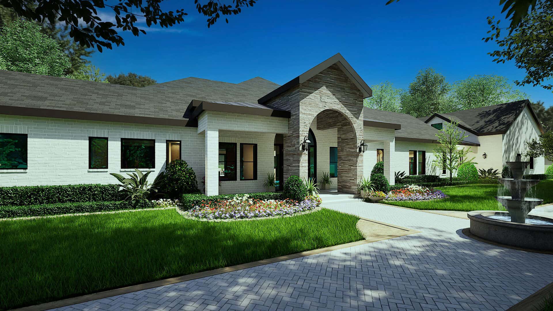 Left Side View of this 3-Bedroom,4388 Sq Ft Plan -195-1362