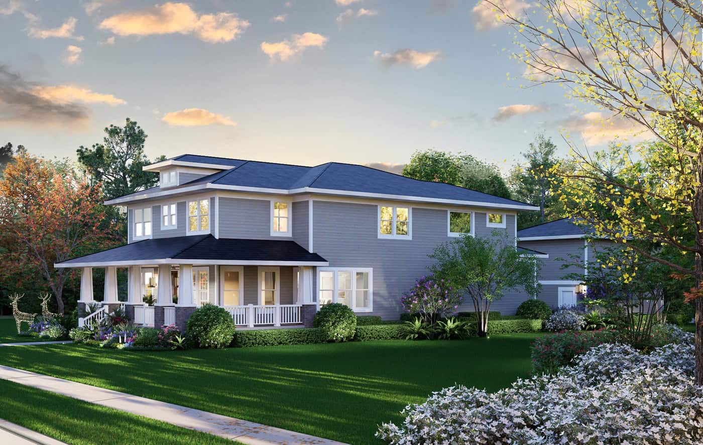 Right Side View of this 4-Bedroom,3245 Sq Ft Plan -195-1363