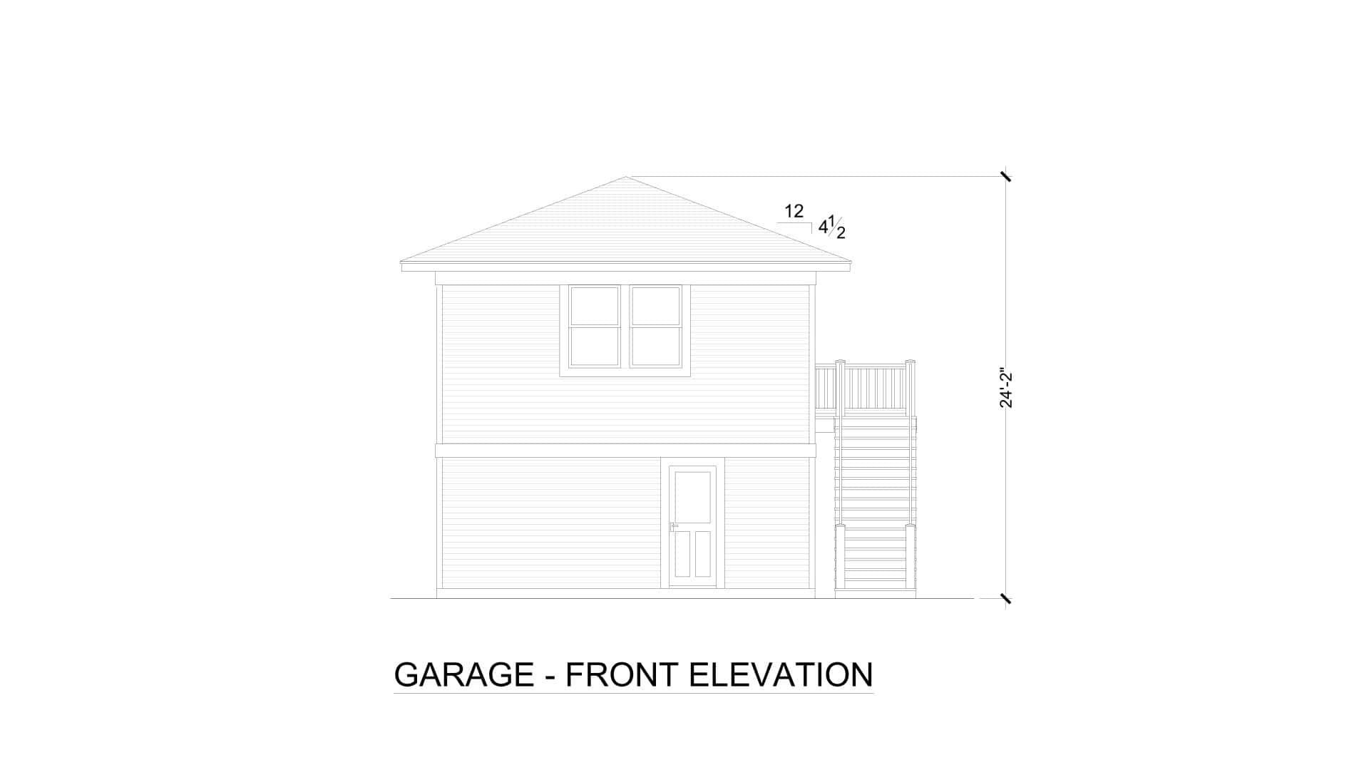 Home Plan Front Elevation of this 4-Bedroom,3245 Sq Ft Plan -195-1363