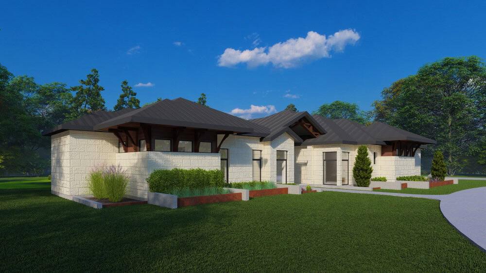 Front View of this 5-Bedroom,5161 Sq Ft Plan -195-1365