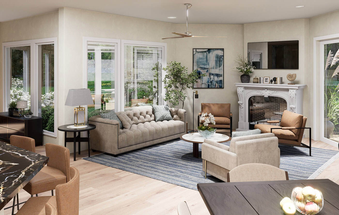 Family Room of this 4-Bedroom,4755 Sq Ft Plan -195-1375