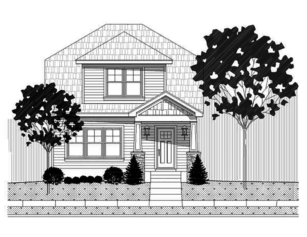 Home Plan Front Elevation of this 3-Bedroom,1768 Sq Ft Plan -196-1006