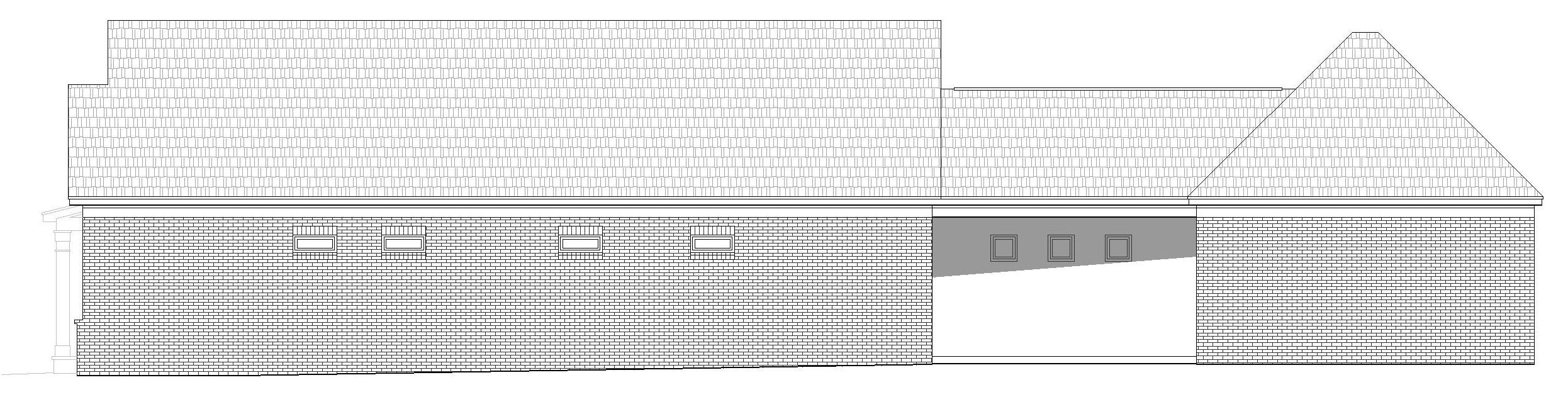 Home Plan Right Elevation of this 3-Bedroom,2517 Sq Ft Plan -196-1027
