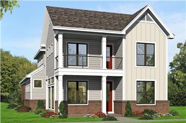 3-Bedroom, 2535 Sq Ft Contemporary House - Plan #196-1032 - Front Exterior