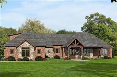 3-Bedroom, 2775 Sq Ft Country House - Plan #196-1038 - Front Exterior