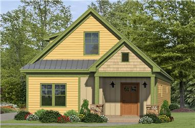 3-Bedroom, 1979 Sq Ft Cottage House Plan #196-1054 - Front Exterior