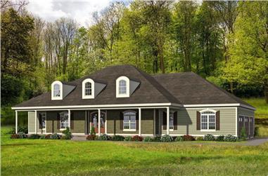 4-Bedroom, 3491 Sq Ft Ranch House - Plan #196-1063 - Front Exterior