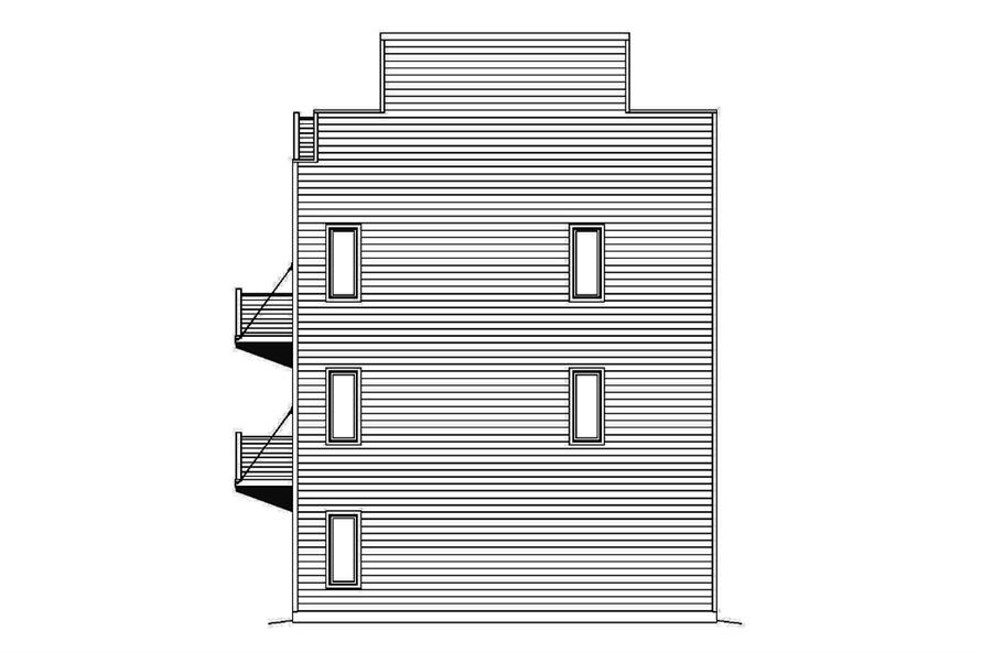 196-1081: Home Plan Right Elevation