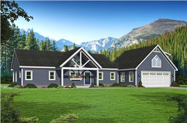 2-Bedroom, 1761 Sq Ft Country House - Plan #196-1128 - Front Exterior