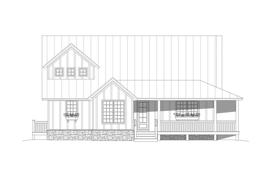 196-1181: Home Plan Front Elevation