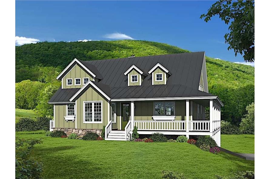 3-Bedroom, 2200 Sq Ft Farmhouse Style Home - Plan #196-1181 - Main Exterior