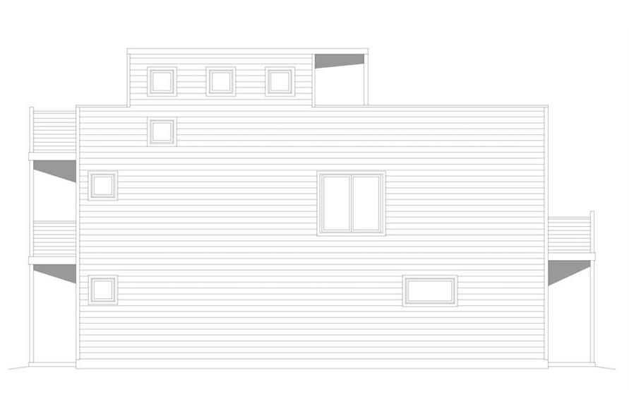196-1187: Home Plan Right Elevation