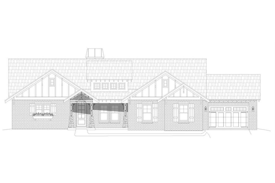 196-1206: Home Plan Front Elevation