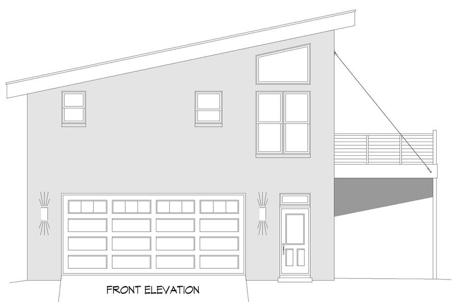 196-1212: Home Plan Front Elevation