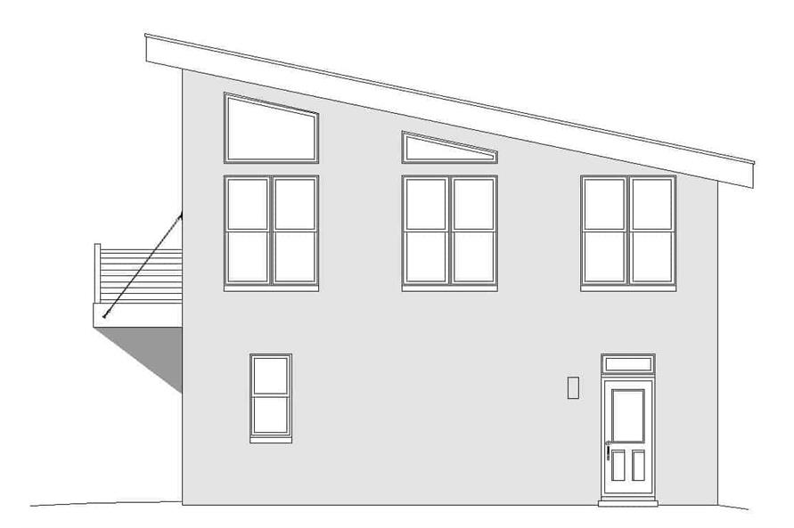 196-1224: Home Plan Right Elevation