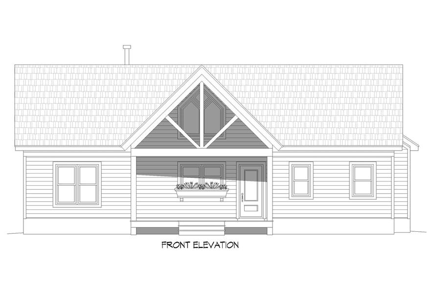 196-1245: Home Plan Front Elevation